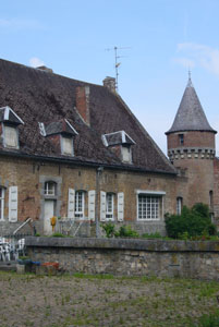 La maison côté jardin.