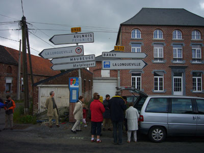 Casse-croute devant l'ancienne maison d'Edouard Brasseur