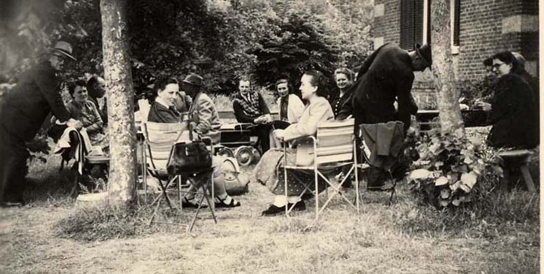 Pique-nique au Croisil à la Pentecôte 1952, le 7 juin